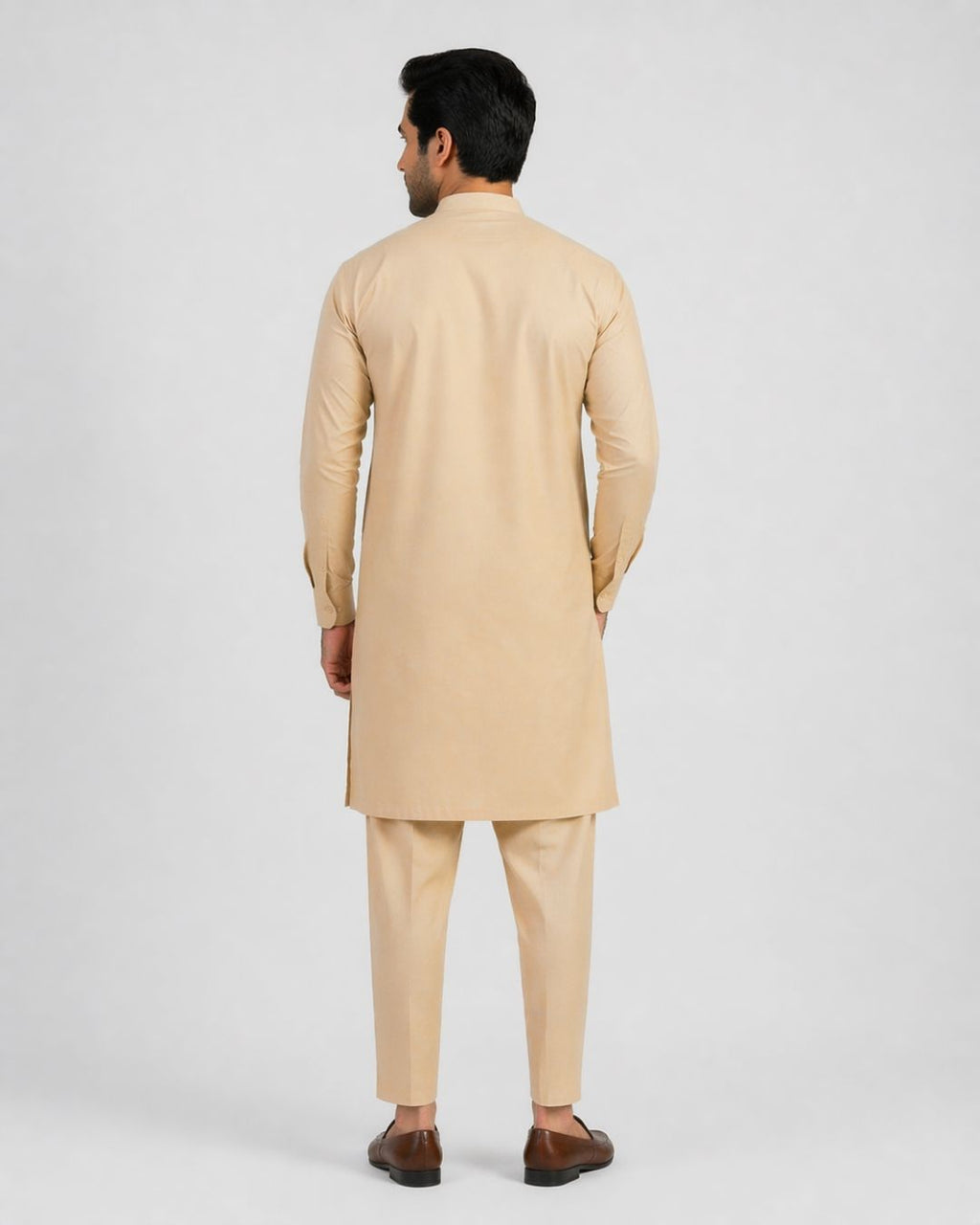 Beige Kurta (Cotton)