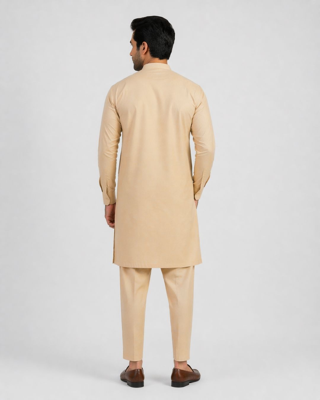 Beige Kurta (Cotton)