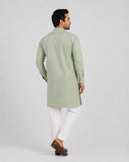 Sage Green Kurta (Cotton)