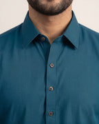 Teal Kurta (Blended)