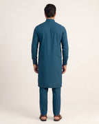 Teal Kurta (Blended)